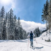 The intermediate Angertalloipe is especially suited to more experienced cross-country skiers.