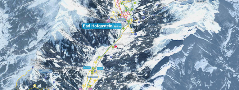 Loipenplan Gasteinertal
