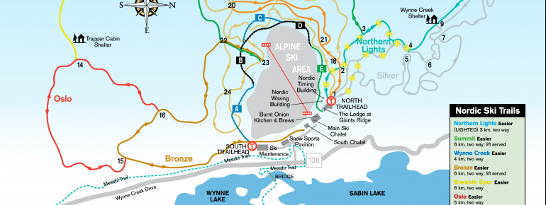 Trail Map Giants Ridge Resort