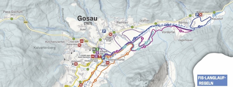 Loipenplan Gosau