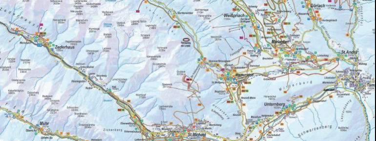 Loipenplan Mauterndorf - Tweng