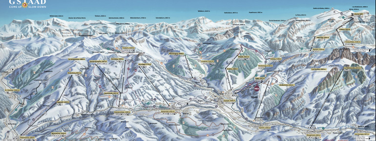 Loipenplan Gstaad