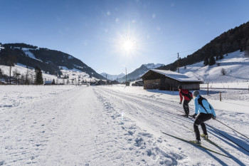 Das Gebiet mit viel Sonne ist für Langläufer aller Niveaus geeignet.