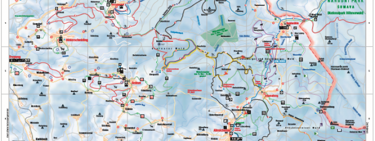 Trail Map Haidmühle-Bischofsreut-Frauenberg
