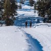 Langlaufen in den Bergen