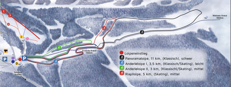 Loipenplan Hochrindl Sirnitz