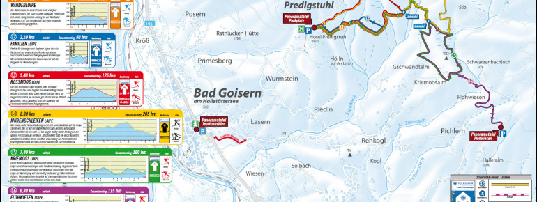 Loipenplan Höhenloipenzentrum Predigstuhl