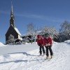 Der Ort Inzell in den bayerischen Alpen lockt im Winter mit herrlichen Langlaufloipen.