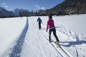 Langläufer erwartet in Inzell ein vielfältiges Streckennetz.