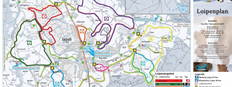 Loipenplan Inzell