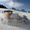 Pistenbully am Skilift Felderhalde in Isny im Allgäu