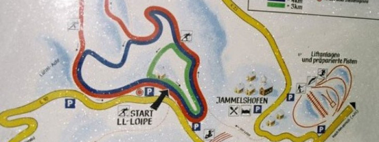Loipenplan Jammelshofen bei Kaltenborn