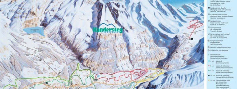 Loipenplan Kandersteg