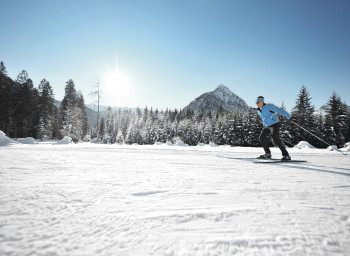 Langlaufen in Pertisau - am Beginn der Karwendeltäler