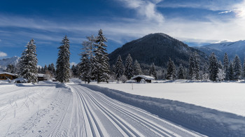 beim Loipenzentrum in Pertisau