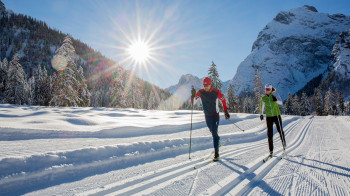 auf der Loipe Falzthurn-Gramai in Pertisau im Naturpark Karwendel