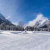 Loipenzentrum in Pertisau, am Beginn der Karwendeltäler