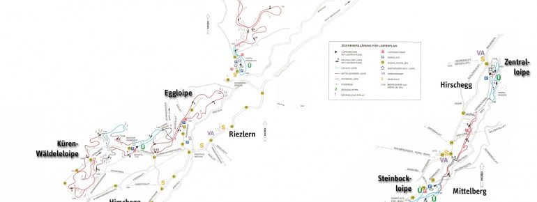 Loipenplan Kleinwalsertal