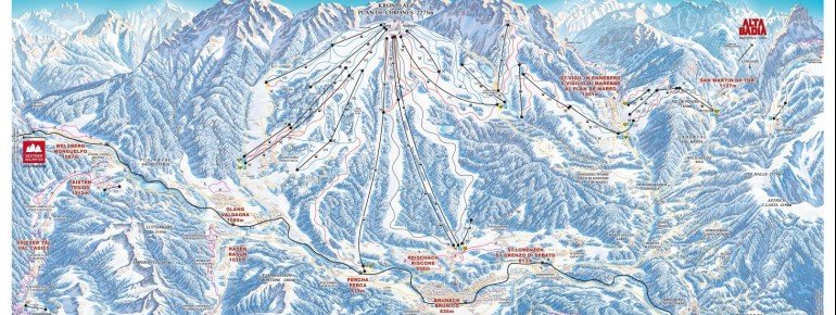Loipenplan Kronplatz
