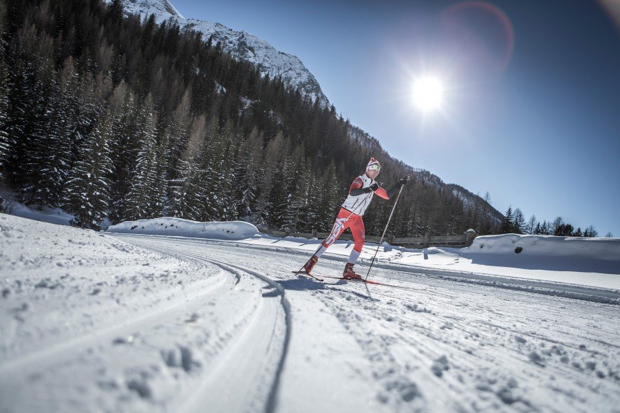 Mit über 200 Kilometer herrlicher Loipen zählt die Ferienregion Kronplatz zu den Langlaufhotspots der Alpen.