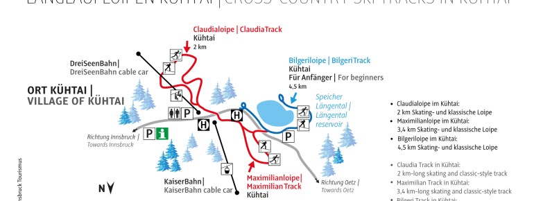 Loipenplan Kühtai