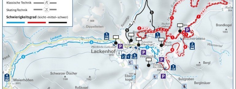 Loipenplan Lackenhof Ötscher