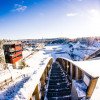 Blick auf das Gelände der Nordic World Ski Championships Lahti 2017