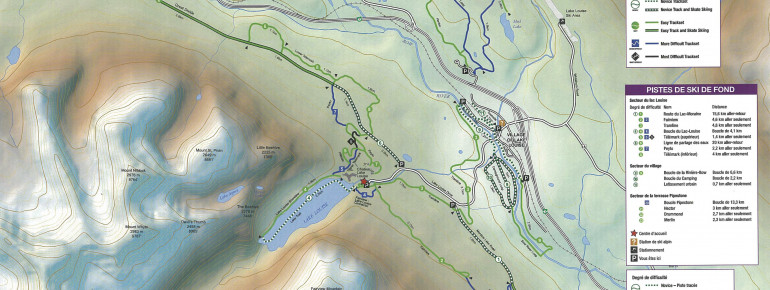 Lake Louise trail map
