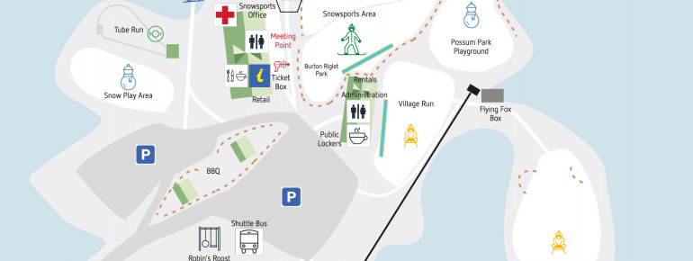 Überblick über das komplette Angebot im Lake Mountain Alpine Resort