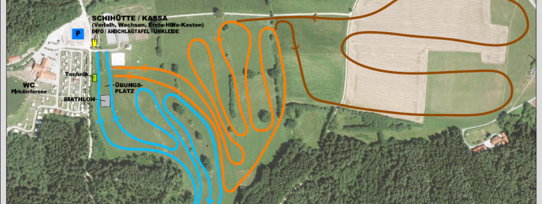 Loipenplan Langlaufarena Pirkdorf