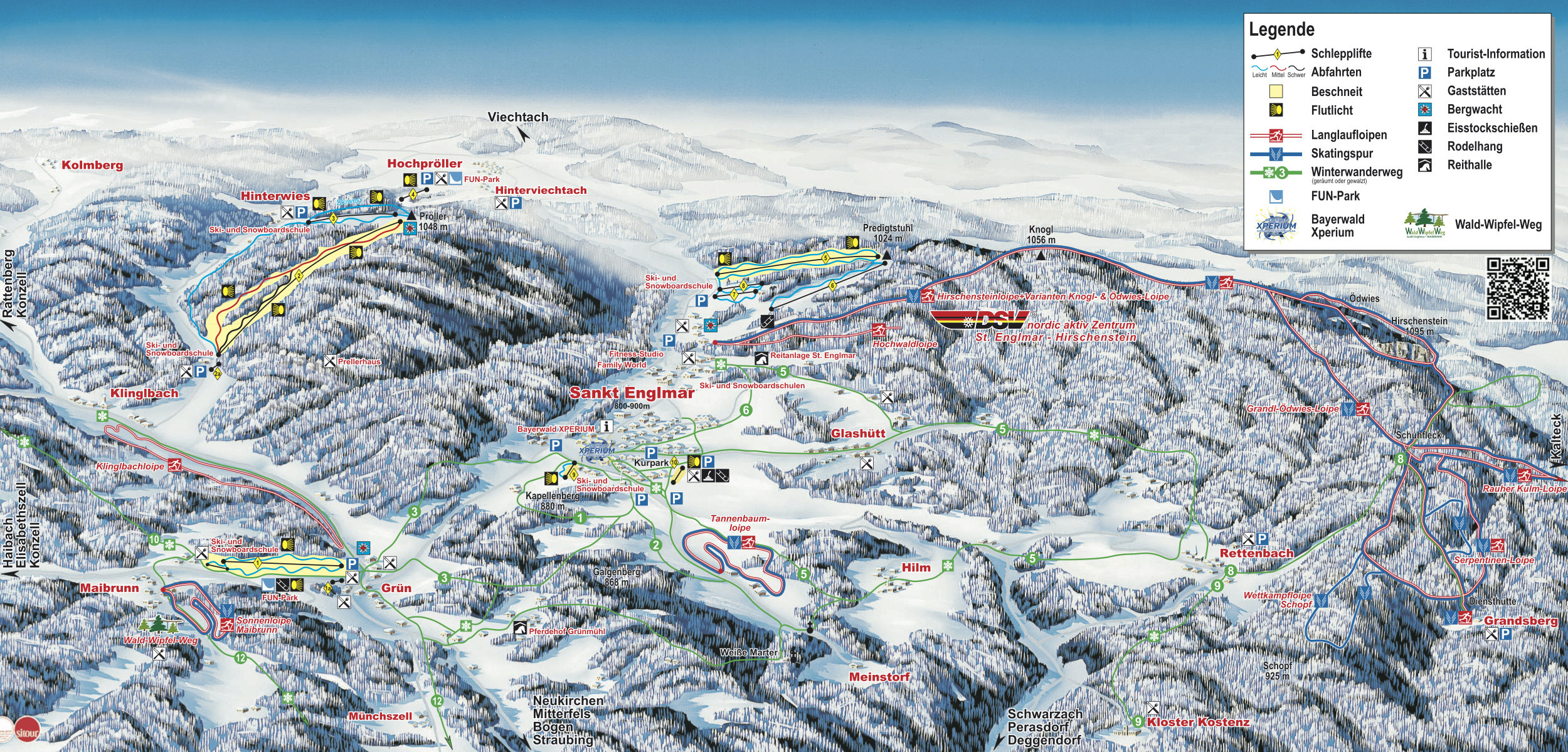 Loipenplan Sankt Englmar