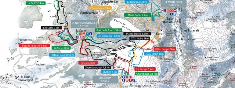 Trail Map Le Mont Dore