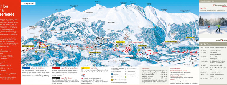 Loipenplan Lenzerheide