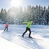 In der Ferienregion Lenzerheide können Langläufer über 50 Kilometer Loipen erkunden.