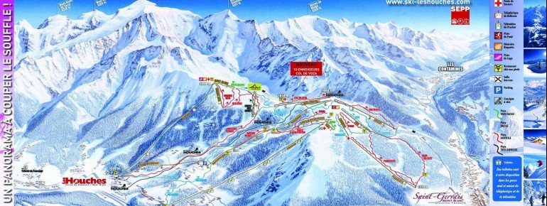 Loipenplan Les Houches