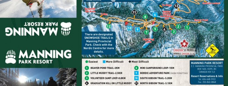 Loipenplan Manning Park Resort