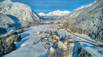 Blick auf den Ortsteil Eben in Maurach