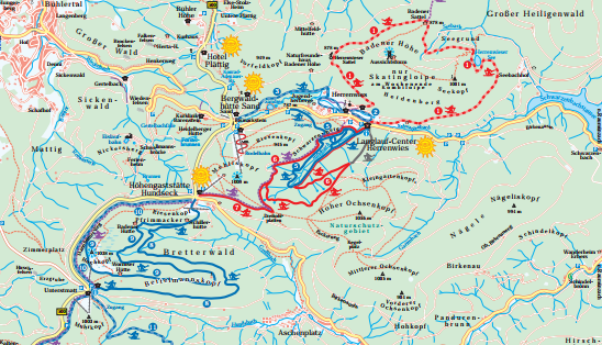 Loipenplan Mehliskopf