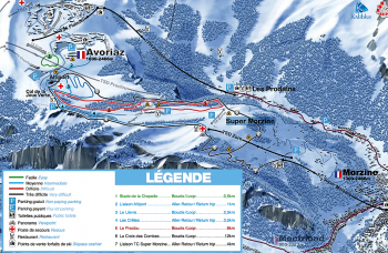 Loipennetz Super Morzine/Avoriaz