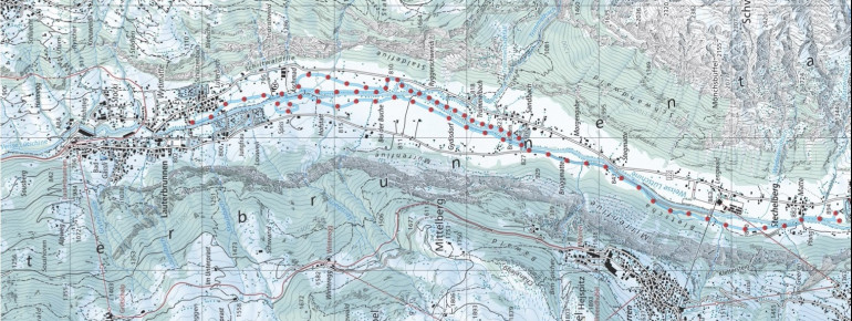 Loipenplan Lauterbrunnen