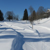 Loipe Oberberg mit schöner Winterkulisse