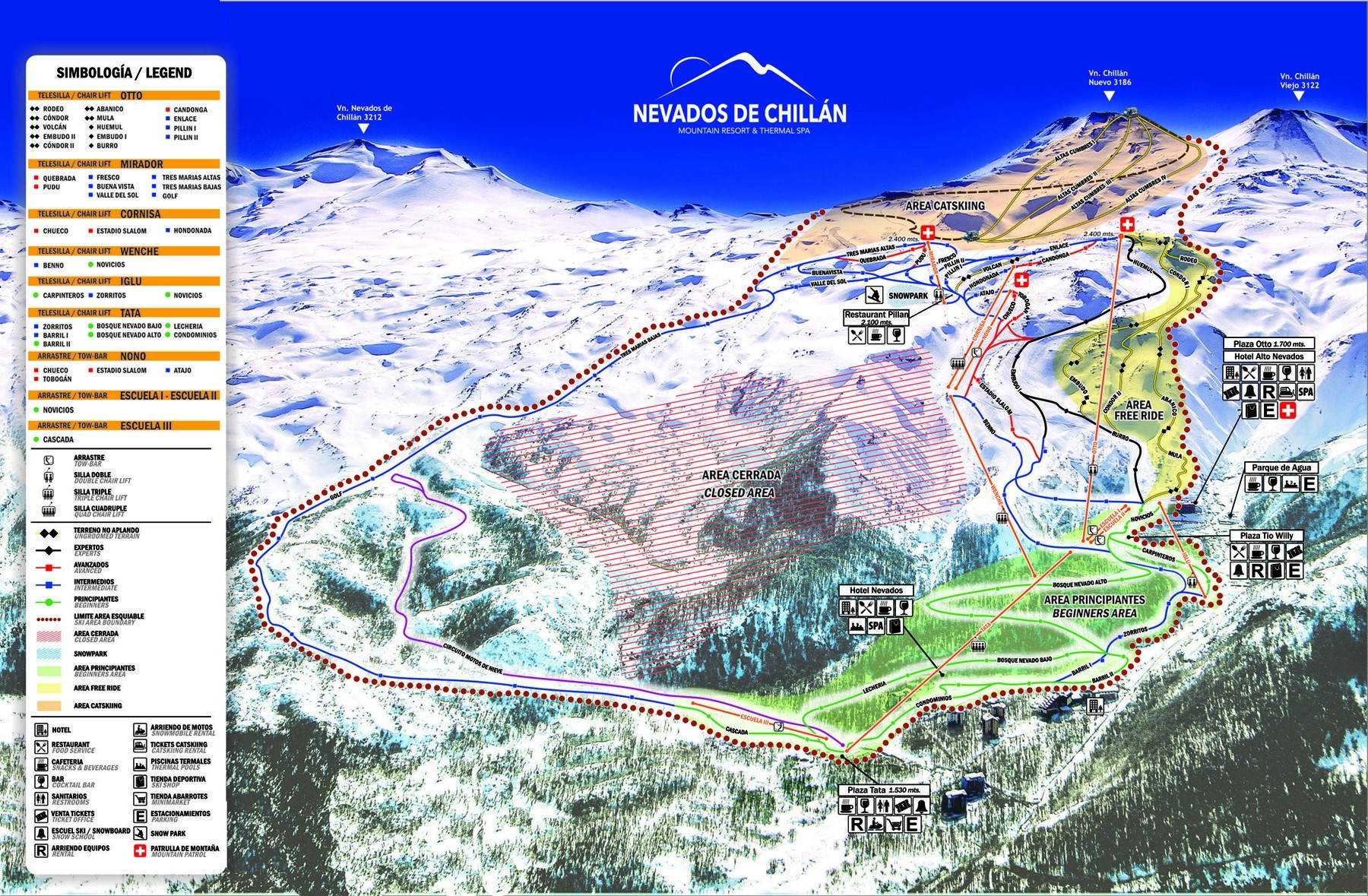 Plan Nevados de Chillan