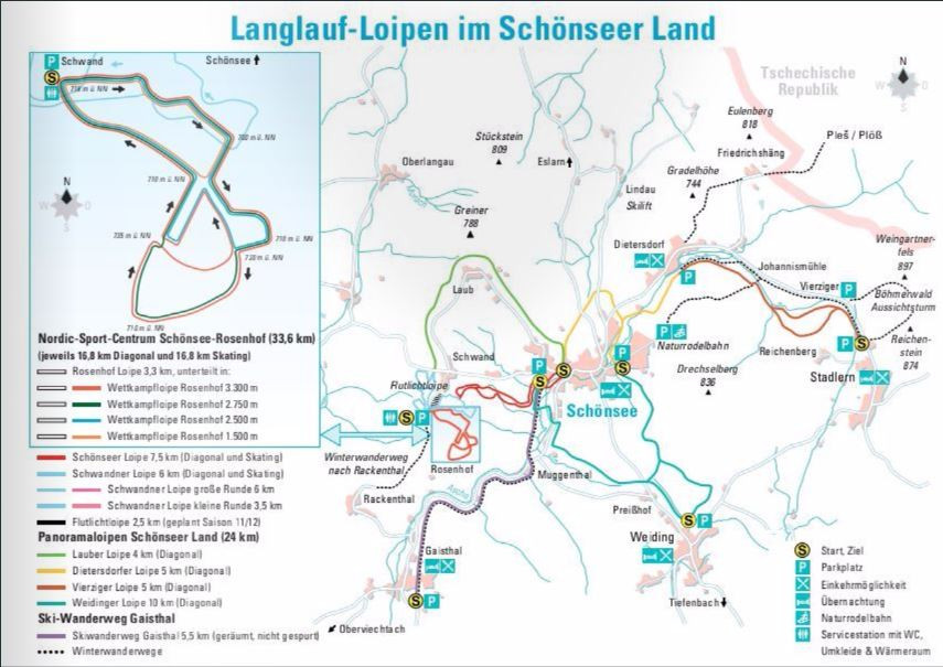 Loipenplan Schönseer Land