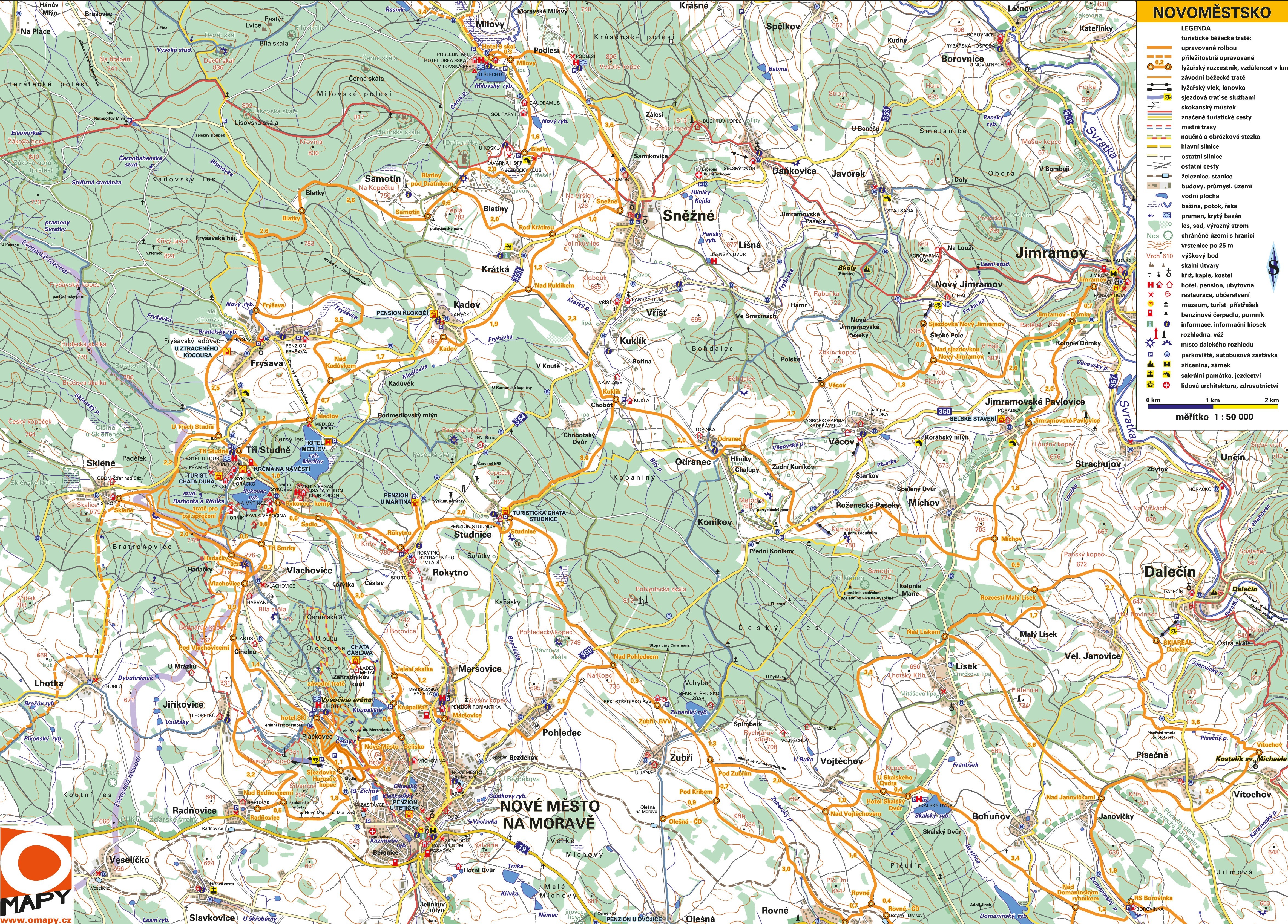 Loipenplan Nove Mesto