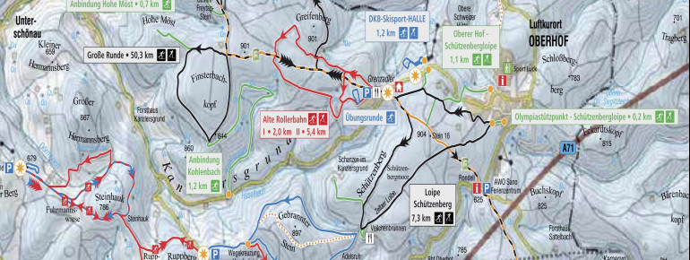 Loipenplan Oberhof