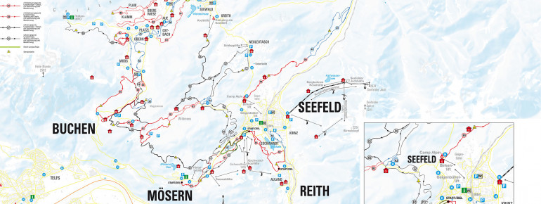 Trail Map Cross Country Skiing Seefeld