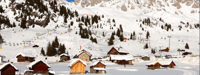 Langlaufszentrum Alochet - Pelelgrinopass - Moena - Fassatal - Dolomiten - Italia