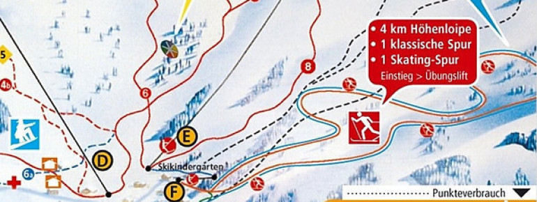 Loipenplan Planneralm