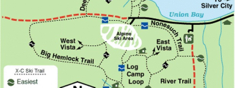 Loipenplan Porcupine Mountain