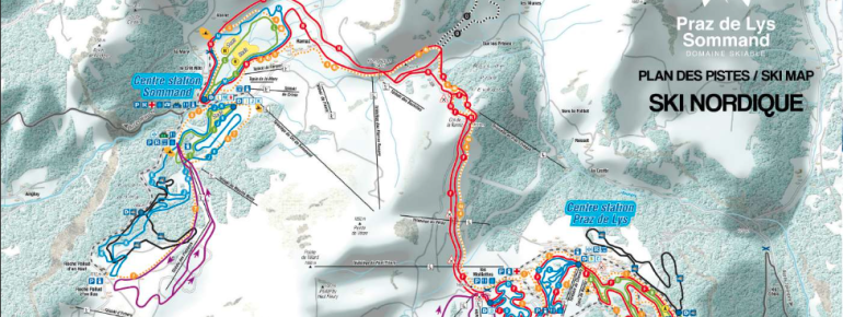 Loipenplan Praz de Lys - Sommand